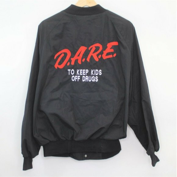 West Ark Other - VTG D.A.R.E. Made In USA 90s Spell Out Jacket D487